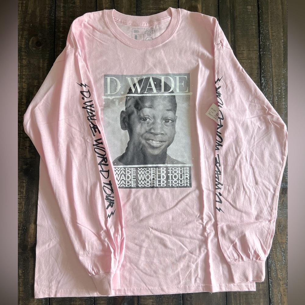 Dwayne Wade World Tour Long Sleeve Shirt Bleacher Report